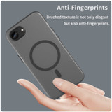 For iPhone 17e Compatible with MagSafe Case – Frosted Translucent, Full Coverage & Drop Protection, Black | iCoverLover.com.au