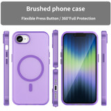 For iPhone 17e Compatible with MagSafe Case – Frosted Translucent, Full Coverage & Drop Protection, Dark Purple | iCoverLover.com.au