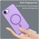 For iPhone 17e Compatible with MagSafe Case – Frosted Translucent, Full Coverage & Drop Protection, Dark Purple | iCoverLover.com.au