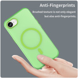 For iPhone 17e Compatible with MagSafe Case – Frosted Translucent, Full Coverage & Drop Protection, Green | iCoverLover.com.au