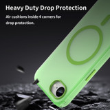 For iPhone 17e Compatible with MagSafe Case – Frosted Translucent, Full Coverage & Drop Protection, Green | iCoverLover.com.au