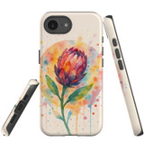 For iPhone 17e Case Tough Protective Cover, Watercolour Flower | Protective Covers | iCoverLover Australia