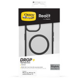 For iPhone 17e Case OtterBox React Compatible with MagSafe Cover, Black Crystal | iCoverLover.com.au