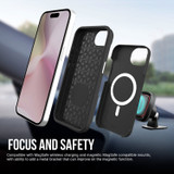 iCoverLover iPhone 17e Compatible with MagSafe Shockproof Case – Black | Secure & Sleek