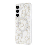 Galaxy S26+ Case-Mate Floral Gems MagSafe Gold Case