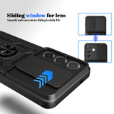 For Samsung Galaxy A37 5G Case | Sliding Camera Cover & Magnetic Ring Stand, Blue | iCoverLover Australia