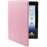 Pink Rotatable Leather Smart Function iPad 2 / iPad 3 / iPad 4 Case | Leather iPad 2, 3, 4 Cases | Smart iPad 2, 3, 4 Covers | iCoverLover