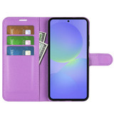 For Samsung Galaxy A37 5G Case | Lychee Texture PU Leather Wallet Cover, Purple | iCoverLover Australia