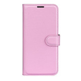 For Samsung Galaxy A37 5G Case | Lychee Texture PU Leather Wallet Cover, Pink | iCoverLover Australia
