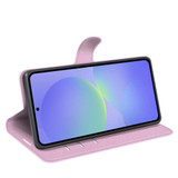 For Samsung Galaxy A37 5G Case | Lychee Texture PU Leather Wallet Cover, Pink | iCoverLover Australia