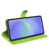 For Samsung Galaxy A37 5G Case | Lychee Texture PU Leather Wallet Cover, Green | iCoverLover Australia