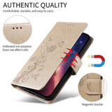 For Google Pixel 10a 5G Case | Embossed Butterfly PU Leather Wallet Cover, Gold | iCoverLover Australia