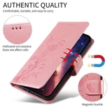 For Google Pixel 10a 5G Case | Embossed Butterfly PU Leather Wallet Cover, Rose Gold | iCoverLover Australia