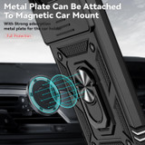 For Google Pixel 10a 5G Case | Sliding Camera Cover & Ring Kickstand, Black | iCoverLover Australia