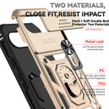 For Google Pixel 10a 5G Case | Sliding Camera Cover & Ring Kickstand, Gold | iCoverLover Australia