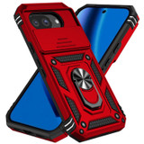 For Google Pixel 10a 5G Case | Sliding Camera Cover & Ring Kickstand, Red | iCoverLover Australia