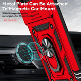 For Google Pixel 10a 5G Case | Sliding Camera Cover & Ring Kickstand, Red | iCoverLover Australia