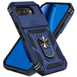 For Google Pixel 10a 5G Case | Sliding Camera Cover & Ring Kickstand, Blue | iCoverLover Australia