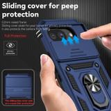For Google Pixel 10a 5G Case | Sliding Camera Cover & Ring Kickstand, Blue | iCoverLover Australia