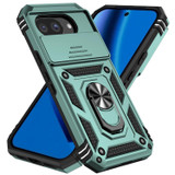 For Google Pixel 10a 5G Case | Sliding Camera Cover & Ring Kickstand, Green | iCoverLover Australia