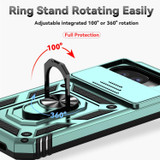 For Google Pixel 10a 5G Case | Sliding Camera Cover & Ring Kickstand, Green | iCoverLover Australia