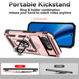 For Google Pixel 10a 5G Case | Sliding Camera Cover & Ring Kickstand, Rose Gold | iCoverLover Australia