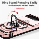For Google Pixel 10a 5G Case | Sliding Camera Cover & Ring Kickstand, Rose Gold | iCoverLover Australia