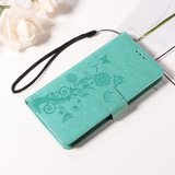 For Google Pixel 10a 5G Case | Embossed Butterfly PU Leather Wallet Cover, Green | iCoverLover Australia