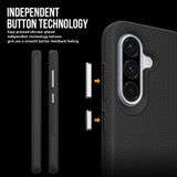 Samsung Galaxy A37 5G Armour Case Black Heavy Duty Shockproof Protective Cover