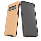 Samsung Galaxy S10 Armor Case - Peach Orange | iCoverLover
