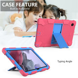 Armor Case for Samsung Galaxy Tab A8 10.5in (2021) - Rose Red + Blue | iCoverLover