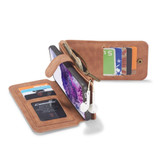 CaseMe Wallet Case for Samsung Galaxy S20 - Brown | iCoverLover