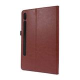 Samsung Galaxy Tab S7 Folio Case - Brown | iCoverLover