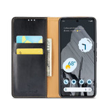 Fierre Shann Wallet Case for Google Pixel 9 Pro XL - Black | iCoverLover