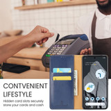 Fierre Shann Wallet Case for Google Pixel 9 Pro - Blue | iCoverLover