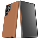 Samsung Galaxy S23 Ultra Wallet Case - Brown | iCoverLover