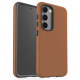 Samsung Galaxy S23 Premium Wallet Case - Brown | iCoverLover