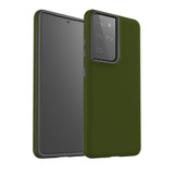 Rugged Armor Case for Samsung Galaxy S21 Ultra - Army Green | iCoverLover