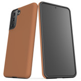 Samsung Galaxy S22 PU Leather-Style Case in Brown | iCoverLover