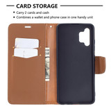 Samsung Galaxy A32 4G Wallet Case - Brown | iCoverLover