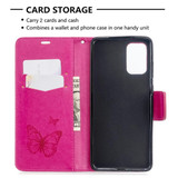Samsung Galaxy S20 Ultra Wallet Case - Rose Red | iCoverLover