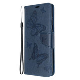 Samsung Galaxy S20 Ultra Blue Wallet Case | iCoverLover