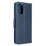 Samsung Galaxy S20 Ultra Blue Wallet Case | iCoverLover