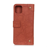 iPhone 11 Pro Max Wallet Case - Brown | iCoverLover