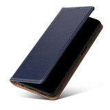 Fierre Shann Wallet Case for Samsung Galaxy A56 5G - Blue | iCoverLover