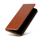 Fierre Shann Wallet Case for Samsung Galaxy A56 5G - Brown | iCoverLover