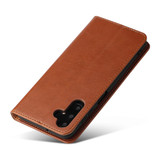 Fierre Shann Wallet Case for Samsung Galaxy A56 5G - Brown | iCoverLover