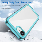 Clear Blue Back Case for iPhone 16e | iCoverLover