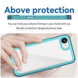 Clear Blue Back Case for iPhone 16e | iCoverLover