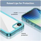 Clear Blue Back Case for iPhone 16e | iCoverLover